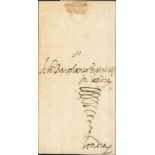 Great Britain Postal History The Corsini Correspondence 1598 (31 Dec.) entire letter from Amsterdam