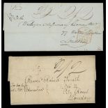 Barbados Early Letters and Handstamps 1814 (11 May) wrapper to London,