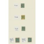 Cayman Islands 1900-09 used collection (79) of QV and KEVII issues, variously cancelled, predomina