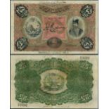 Imperial Bank of Persia, 25 tomans, Shiraz, 12 August 1912, serial number V/A 07056, (Pick 6),