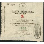Assedio di Palmanova, 2 lire (2), 1848, serial numbers 3378 and 3493, (Pick S247, Gavello 62, Crapa