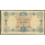 Federal Biglietti Gia Consorziale, 100 lire, L.1874, serial number 54 5984, (Pick 7, Gavello 7),