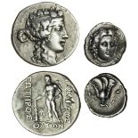 Thracian Islands, Thasos (c.148-90 BC), AR Tetradrachm, 16.60g, head of Dionysos right, wreathed wi