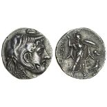 Kingdom of Egypt, Ptolemy I (323-283 BC), AR Tetradrachm,15.72g, Alexandria, c.310-305 BC, diademed