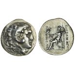 Kingdom of Macedon, Alexander III, the Great, posthumous issue at Kallatis, c.250-225 BC, AR Tetrad