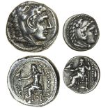 Kingdom of Macedon, Alexander III, the Great (336-323 BC), AR Tetradrachm, 16.65g, head of young He