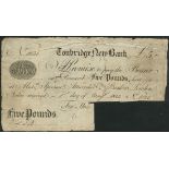 Tonbridge New Bank (Thos. Mercer, Jno . Barlow & Co.), £1, 23 August 1813, serial number 4820, (Out