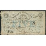 Aylesbury, Uxbridge & Windsor Union Bank (William Medley, Son & Co), £5, 5 August 1836, serial numb