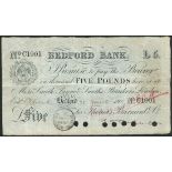 Bedford Bank (Thomas Barnard & Co.), £5, 28 March 1911, serial number C 1901, (Outing 117f),