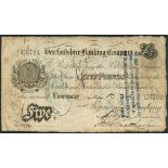 Herefordshire Banking Company, £5, Leominster, 1 May 1862, serial number C 6784, (Outing 939 for si