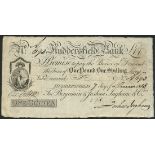 Huddersfield Commercial Bank, (Benjamin and Joshua Ingham & Co.), £1, 1815, (Outing 1004a,b,c),