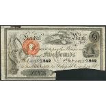 Kendal Bank (Wakefield, Crewdson & Co.), £5, 1 October 1883, serial number Z 542, (Outing 1062a),