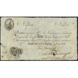 Sarum City Bank, Burrough & Co., £10, 1 February 1810, serial number 4356, (Outing 1886d, 1885b, 19