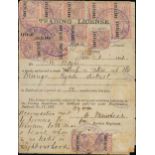 Zululand Revenue 1891 (1 Jan.) Trading License authorising a store at the Manga Ngutu district, bea