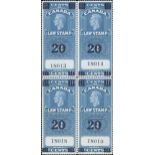 Canada Law Stamps 1876-1939 collection on stock sheets (53)