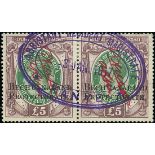 Bechuanaland Revenue 1914-30 collection (10) of overprints