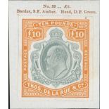 King Edward VII Imperium Colour Trials Fourth Universal Colour Scheme, 24 February 1908 De La Rue £