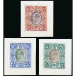 Transvaal Revenue c.1902 colour trials denominated 2/6d., (6),