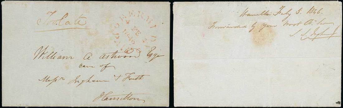 Internal Mail On May 20, 1812 an official Post Office was established on the island for the first t