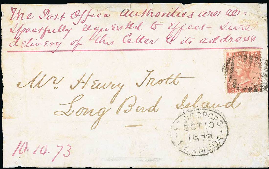 Internal Mail On May 20, 1812 an official Post Office was established on the island for the first t