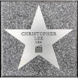 Avenue of Stars Award, 2005 metalled star on a granite-style base, the star inscribed 'Christopher