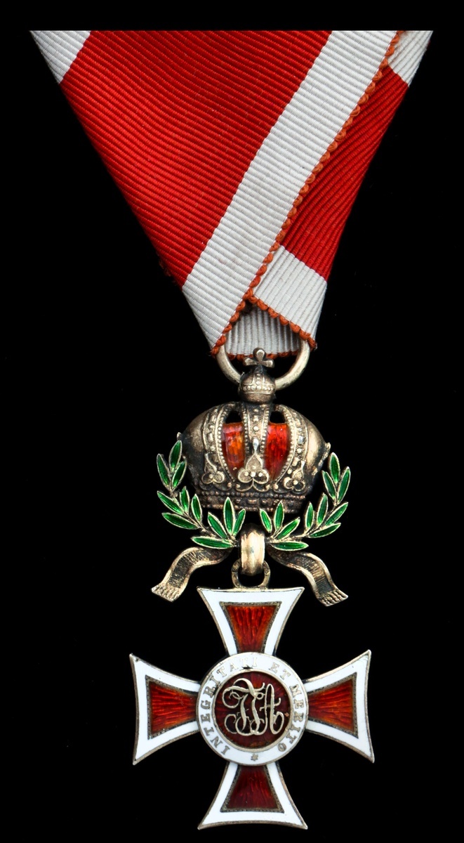 Austria, Empire, Order of Leopold, Knight´s breast Badge, 58mm including crown suspension x 30m...