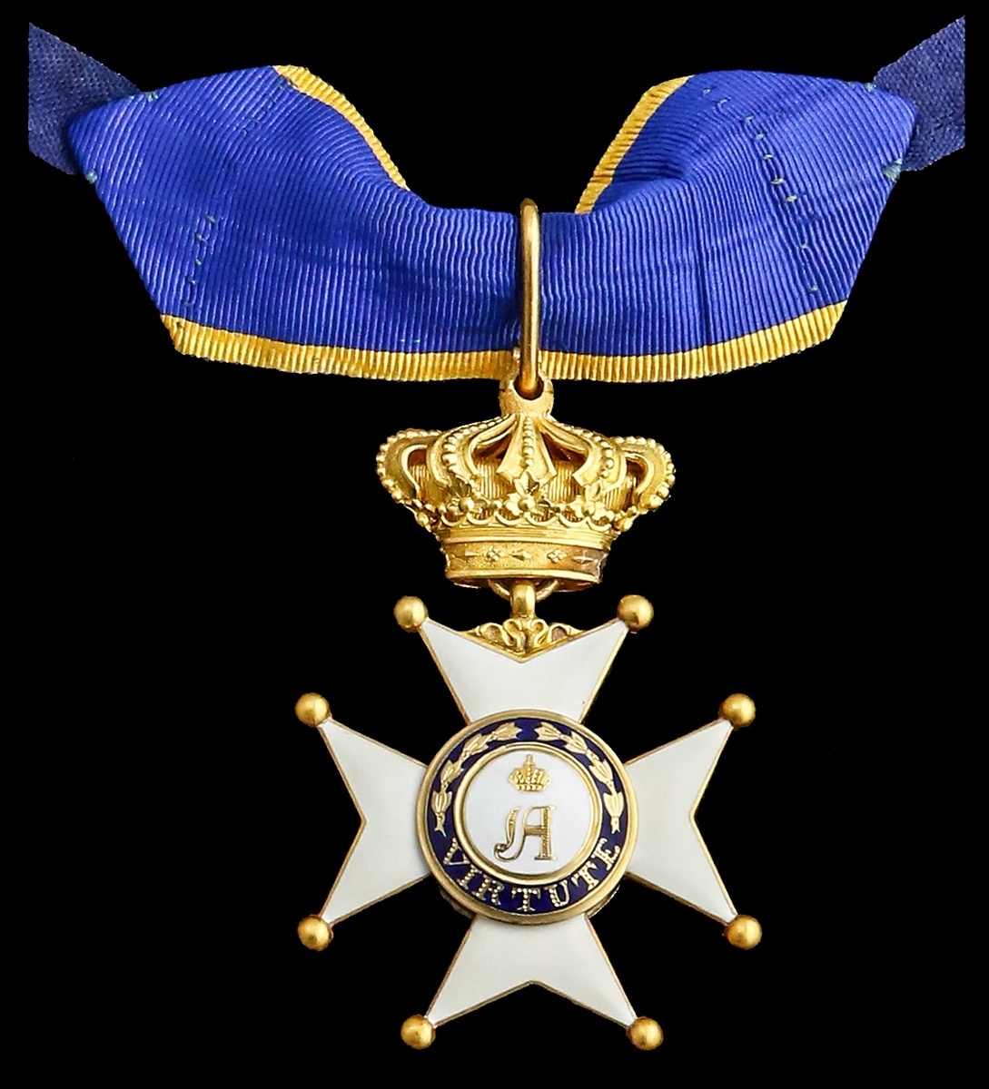 Luxembourg, Grand Duchy, Order of Civil and Military Merit of Adolph of Nassau, Civil Division,...