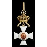 Bulgaria, Principality, Order of St. Alexander, 1st type, Commander's neck Badge, 80mm includin...
