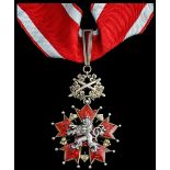 Czechoslovakia, Republic, Order of the White Lion, 1st type, Military Division, Commander´s nec...