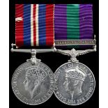 Pair: Captain W. E. G. Morrison, Highland Light Infantry War Medal 1939-45; General Service Me...