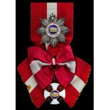 Italy, Kingdom, Order of the Crown of Italy, Knight Grand Cross set of Insignia, by Cravanzola,...