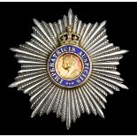 The Most Eminent Order of the Indian Empire, K.C.I.E., Knight Commander’s Star, silver with gol...