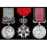 A Crimea Legion of Honour group of three to Lieutenant-Colonel W. G. Margesson, 56th Foot, and...