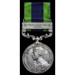 India General Service 1908-35, 1 clasp, Afghanistan N.W.F. 1919 (265425 Pte. G. Corry, 2-6 R. S...