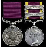 Pair: Driver Alexander Gravell, Royal Artillery China 1857-60, 2 clasps, Taku Forts 1860, Peki...