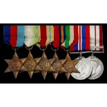 A Second World War and Yangtze incident group of seven awarded to Stoker Mechanic G. V. Britos,...