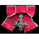 The Most Honourable Order of the British Empire (M.B.E.), Civil Division, Lady's 2nd type shoul...