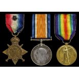 Three: Driver H. C. Gearing, Royal Army Service Corps 1914 Star (T-24402 Dvr: H. C. Gearing,...