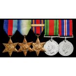 A well-documented Fleet Air Arm Pilot's campaign group of five awarded to Lieutenant (A.) V. A....