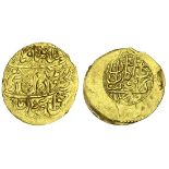 Zand Dynasty, Karim Khan (1753-79), gold Quarter-Mohur, 2.71g, type C, Dar al-Muminin Kashan, A...