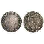 England. House of Stuart. James I (1603-1625). First Coinage, 1603-1604. Halfcrown, mm thistle. 13.