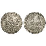 German States. Saxony. Christian II, Johann Georg I and August (1591-1611). Taler, 1608. Armored ha