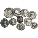 Greek and Roman Silver lot. Includes Kings of Pontus. Polemo II with Nero (38-64). AR Drachm. RPC I