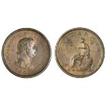 Great Britain. George III (1760-1820). Penny, 1806. Laureate, short-haired, draped bust right, rev.