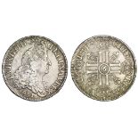 France. Louis XIV (1643-1715). Ecu, 1691 '9'. Rennes. Draped and peruked bust right, rev. Crowned,