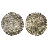 England. House of Stuart. Henry VI, first reign (1422-1461). Trefoil issue, 1438-1443. Groat, mm cr