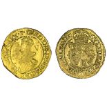 England. House of Stuart. Charles I (1625-1649). Gold Crown, mm heart (1629-30). Tower mint. 2.31 g