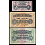 East Africa. East African Currency Board. Quintet: 5 Shillings. July 1, 1941. P-28; 10 Shillings. J