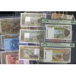 A nice lot of African Banknotes, 1914-modern. Includes: Mozambique -- 1914 10, 20 and 50 Centavos;