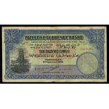 Palestine. British Mandate. Palestine Currency Board. 10 Pounds. 1939. P-9c. No. A632308. Blue and